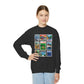 Animal Kingdom Vintage Stamps - Youth Crewneck Sweatshirt