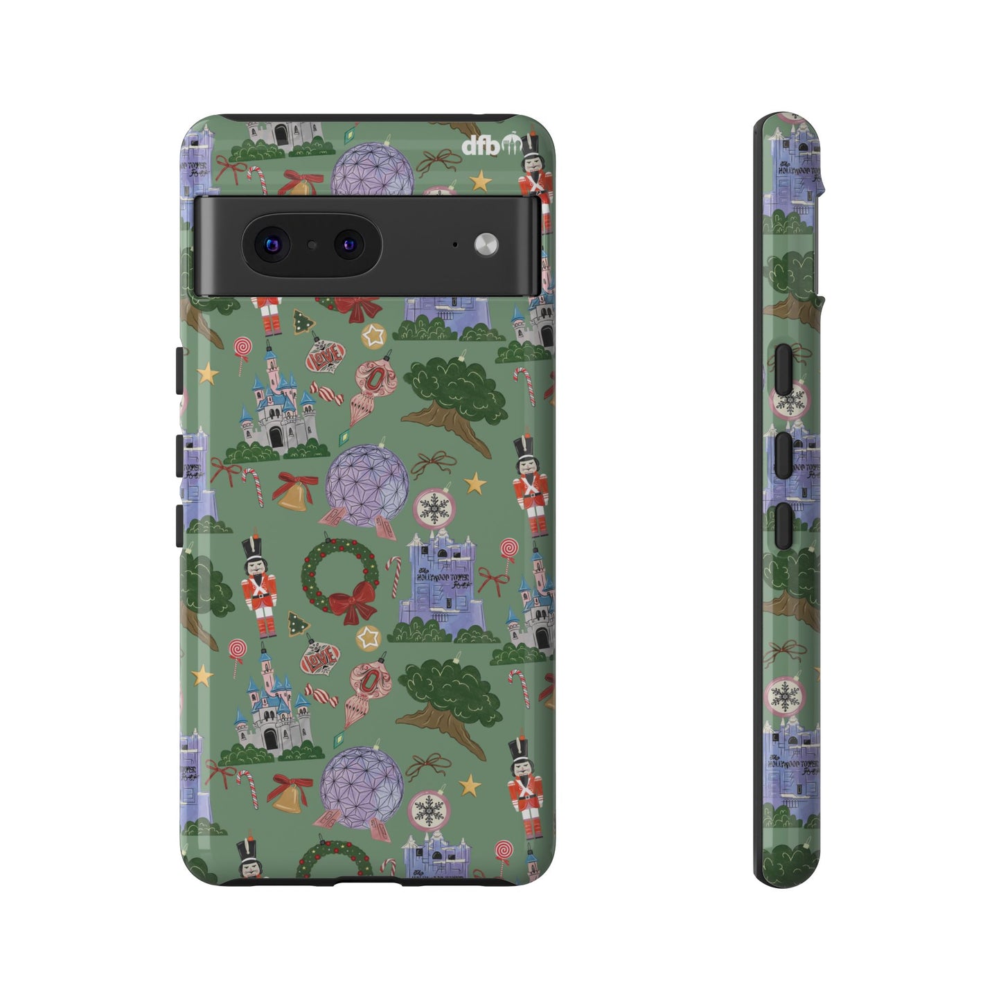 Park Icons Vintage Ornaments - Samsung Galaxy & Google Pixel Phone Case