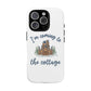 Snowy, Cabin Castle I'm Coming to the Cottage - Tough Magnetic Phone Case