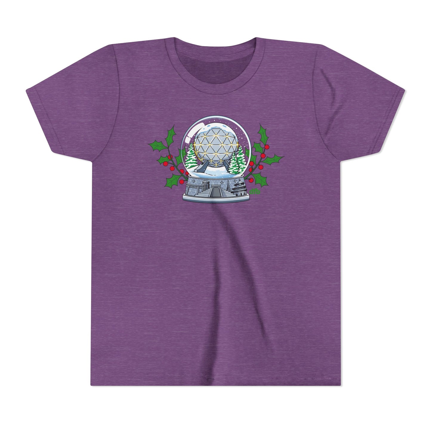 EPCOT Snowglobes -  Kid's Short Sleeve Tee Shirt