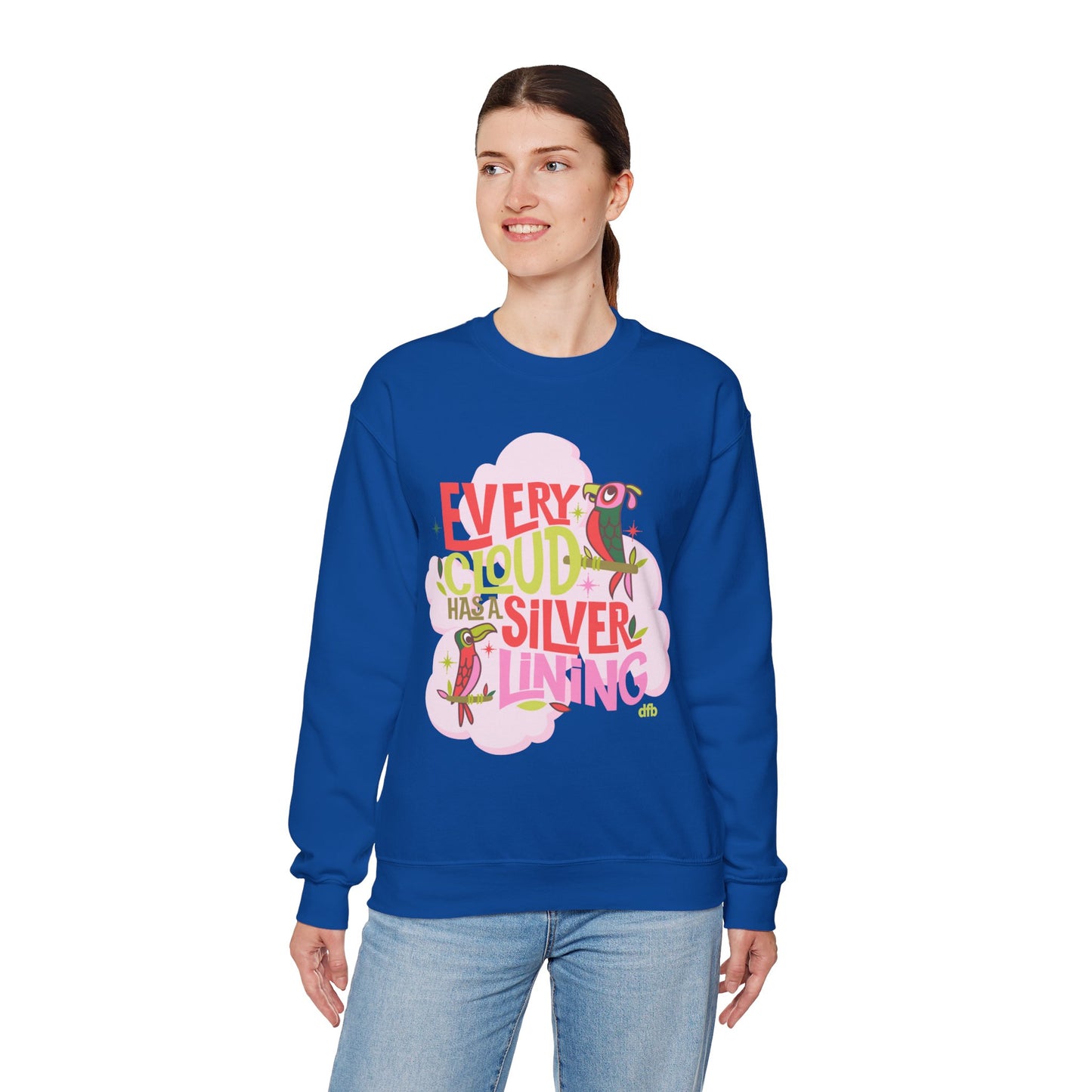 LIMITED EDITION Every Cloud Has a Silver Lining - Adult Crewneck Sweatshirt