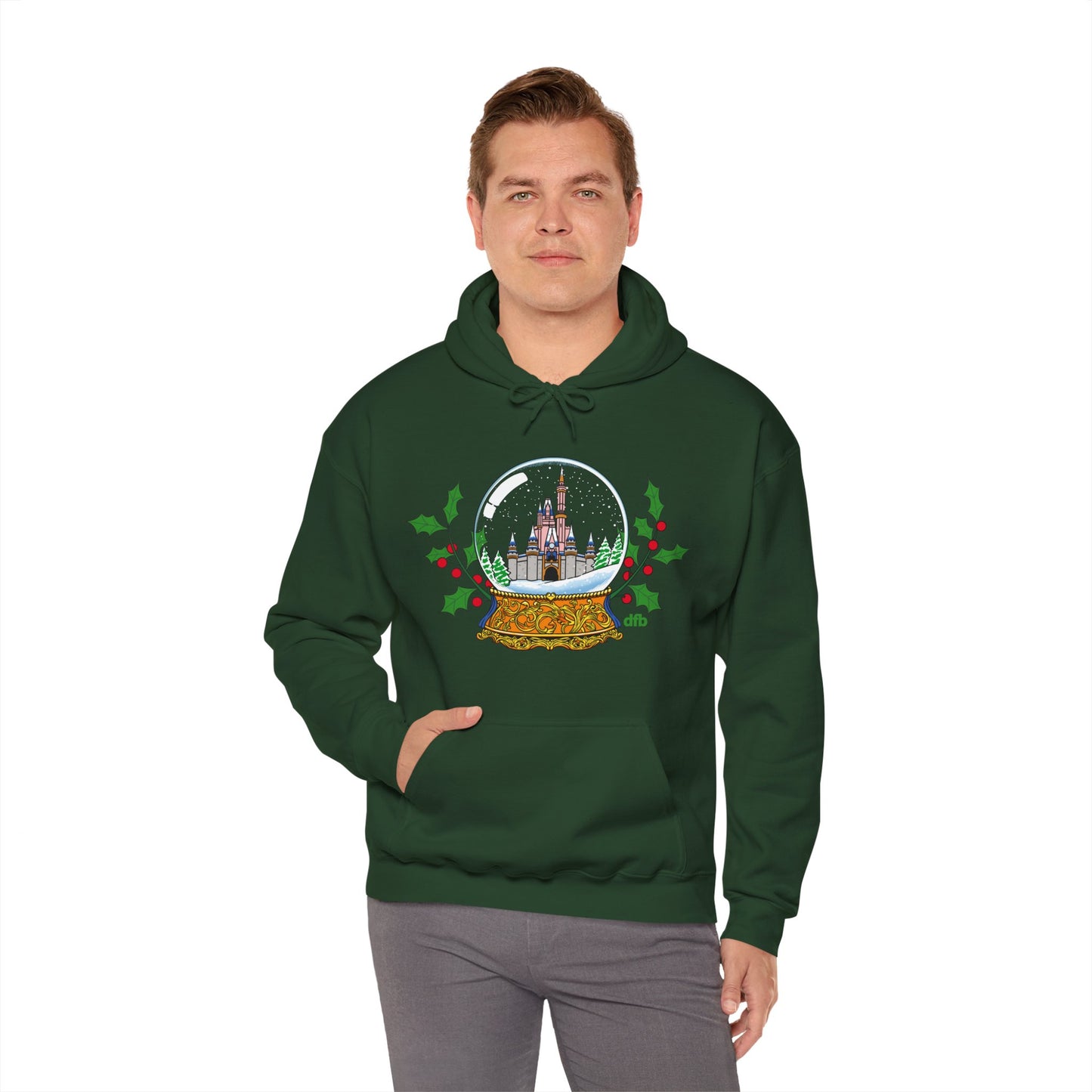Magic Kingdom Snowglobes -  Adult Hoodie Sweatshirt