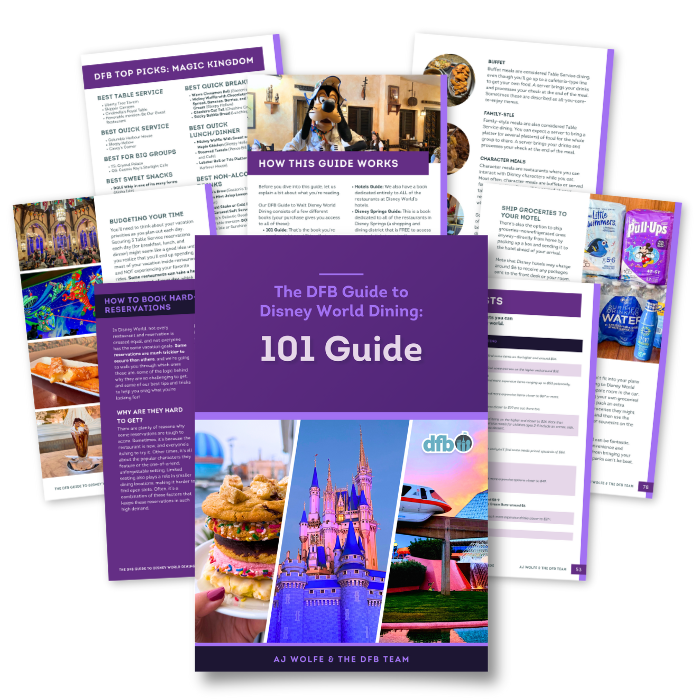 DFB Guide To Disney World Dining