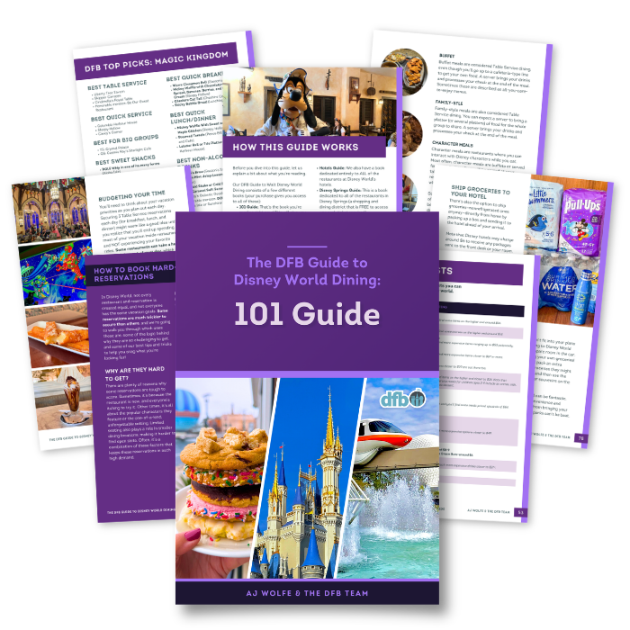 DFB Guide To Walt Disney World Dining