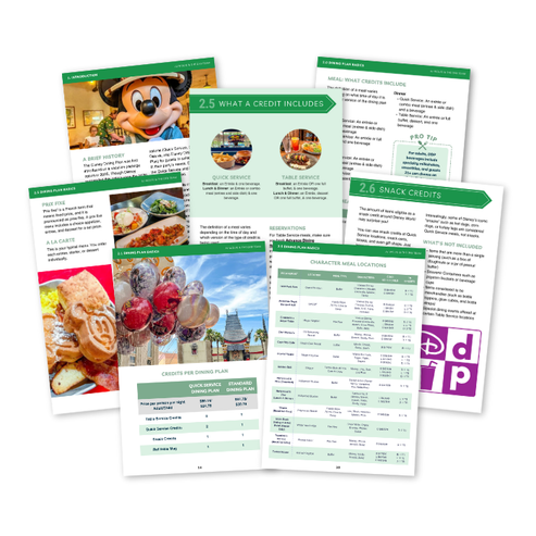 Dfb Guide Voice Disney Dining Plan: The DFB Guide to Maximizing the DDP – DFB Store