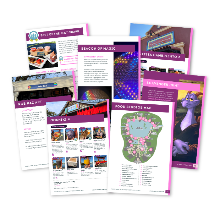 DFB Guide to the EPCOT Festival of the Arts 2027 [Pre-Order + BONUS ...