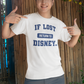If Lost, Return to the Parks Blue Text - Adult Tee