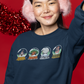 Park Landmarks in Snowglobes - Adult Crewneck Sweatshirt