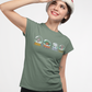Park Landmarks in Snowglobes - Adult Tshirt