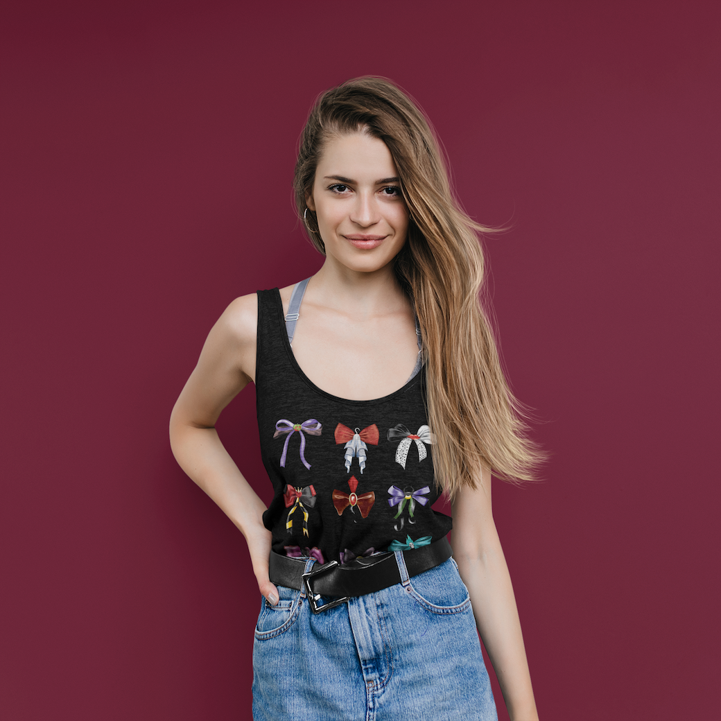 Bad to the Bow - Villains - Unisex Tank Top