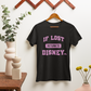 If Lost Return to the Parks Pink Text - Adult Tee Shirt