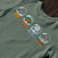 Park Landmarks in Snowglobes - Adult Tshirt