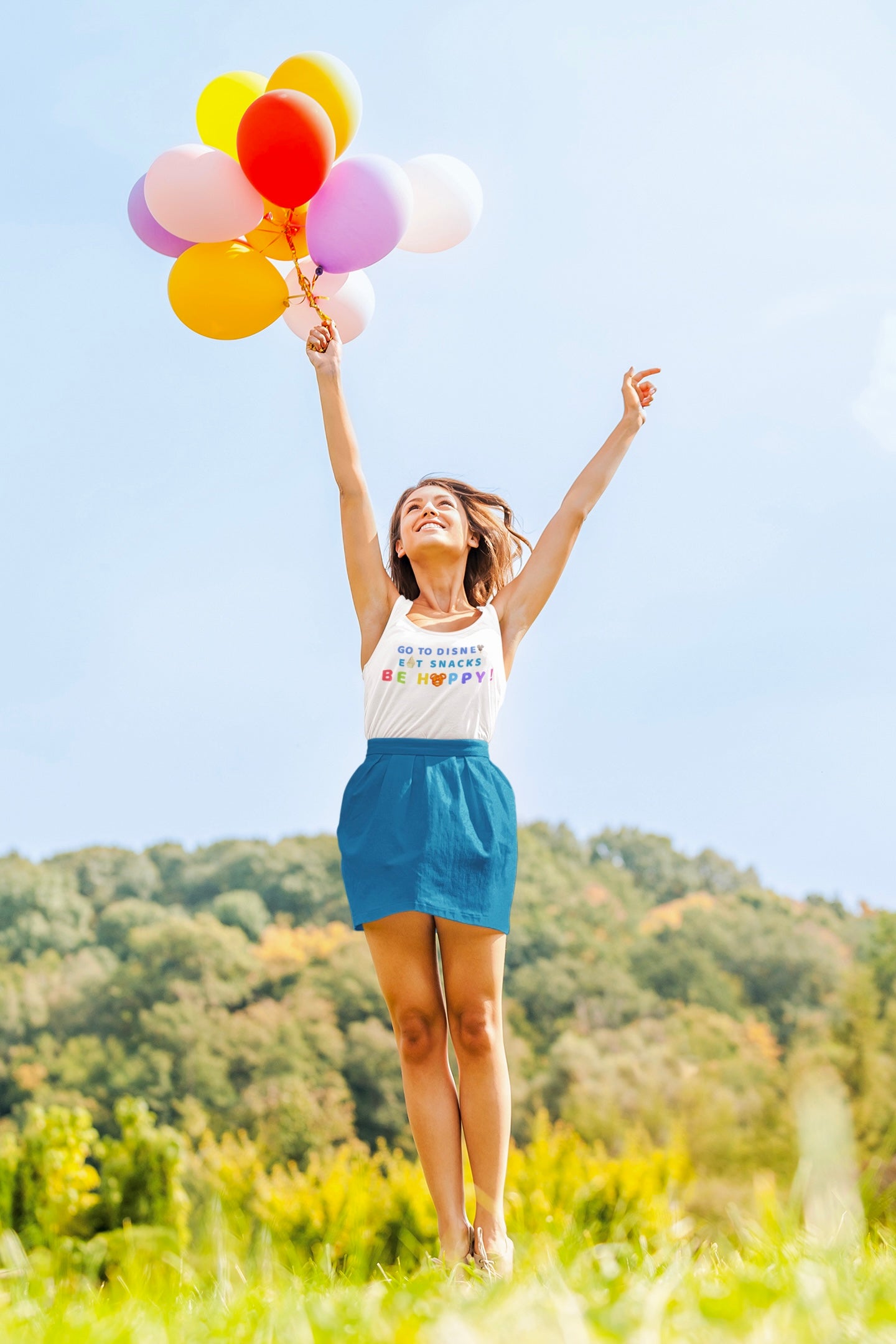 Go to Disney, Eat Snacks, Be Happy - Unisex Tank Top