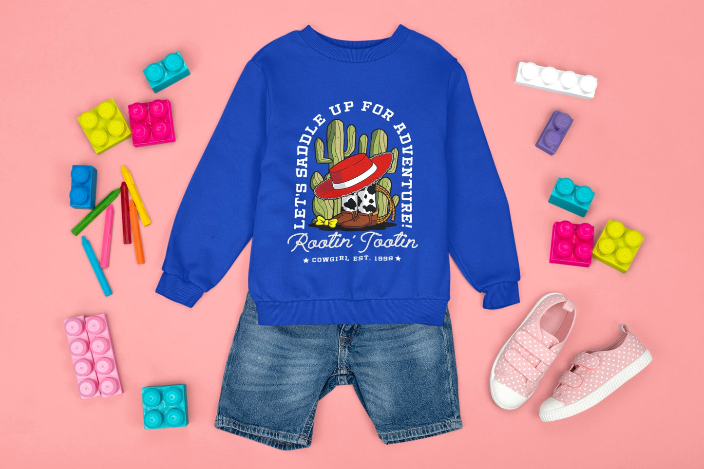 Rootin Tootin - Youth Crewneck Sweatshirt