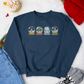 Park Landmarks in Snowglobes - Adult Crewneck Sweatshirt
