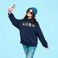 Park Landmarks in Snowglobes - Adult Crewneck Sweatshirt