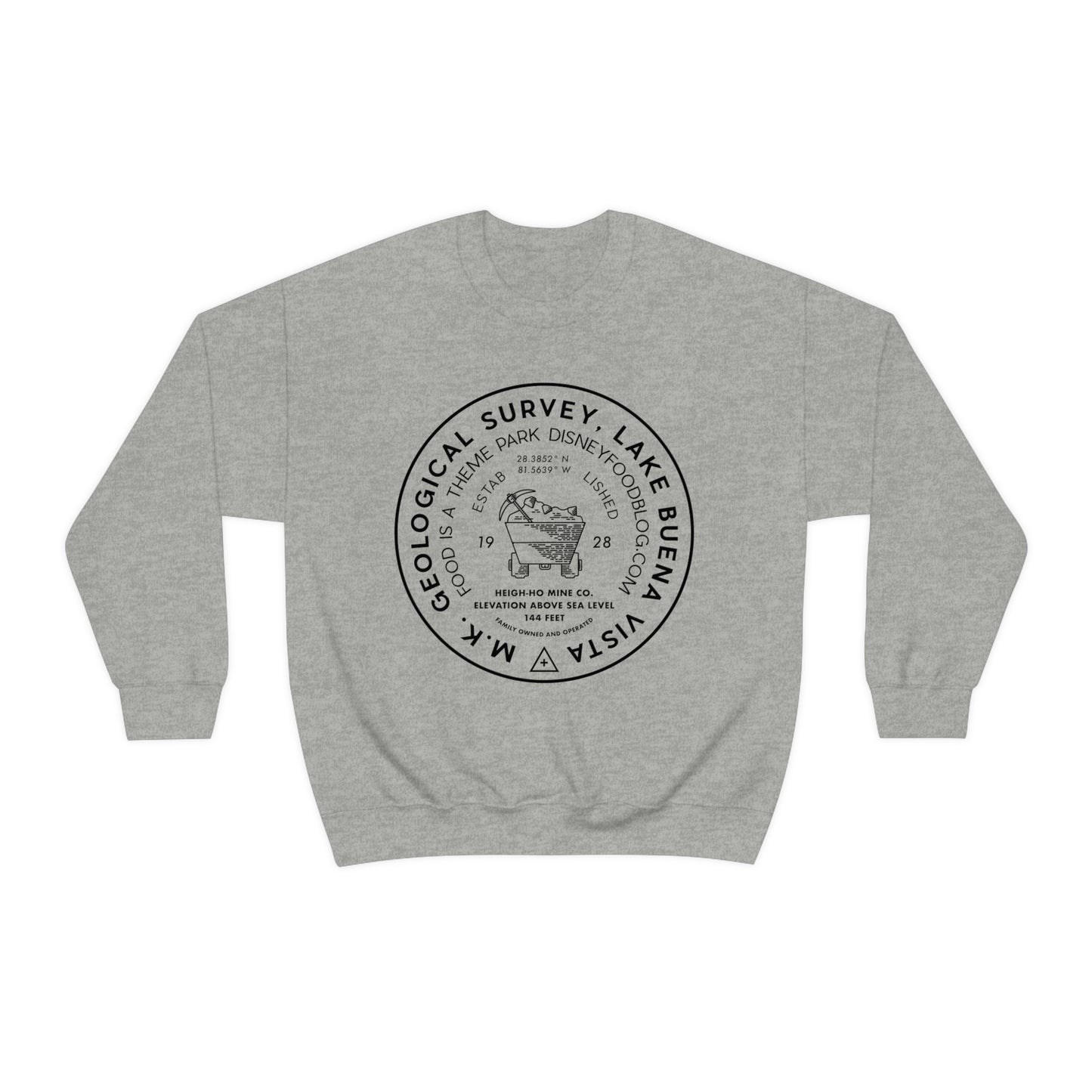 MK Geological Survey - Adult Crewneck Sweatshirt