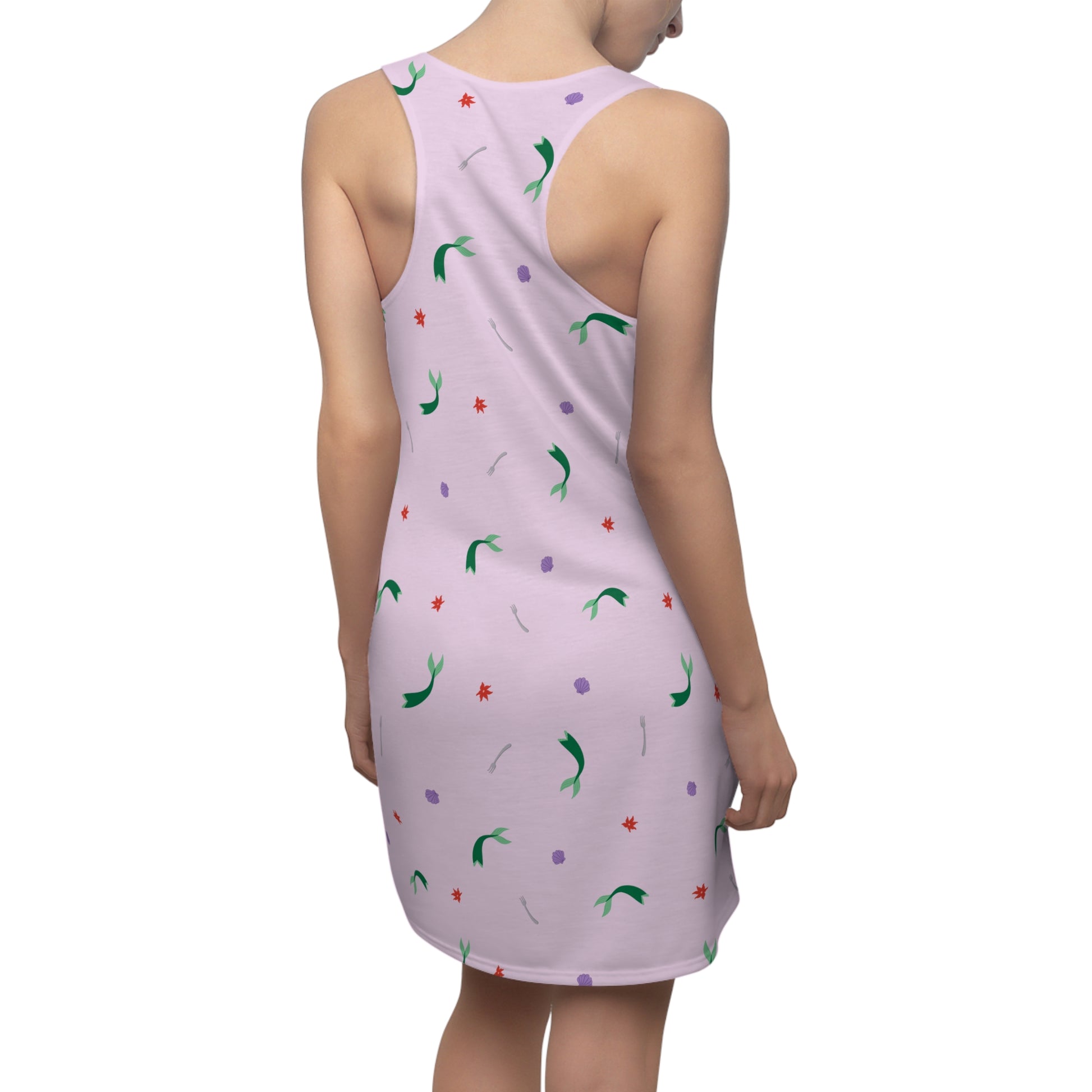 little mermaid print dress Posh Peanut Girl's Disney's The Little Mermaid Magical Mermaid Twirl Dress in Blue, 10Y-12Y, Viscose from Bamboo