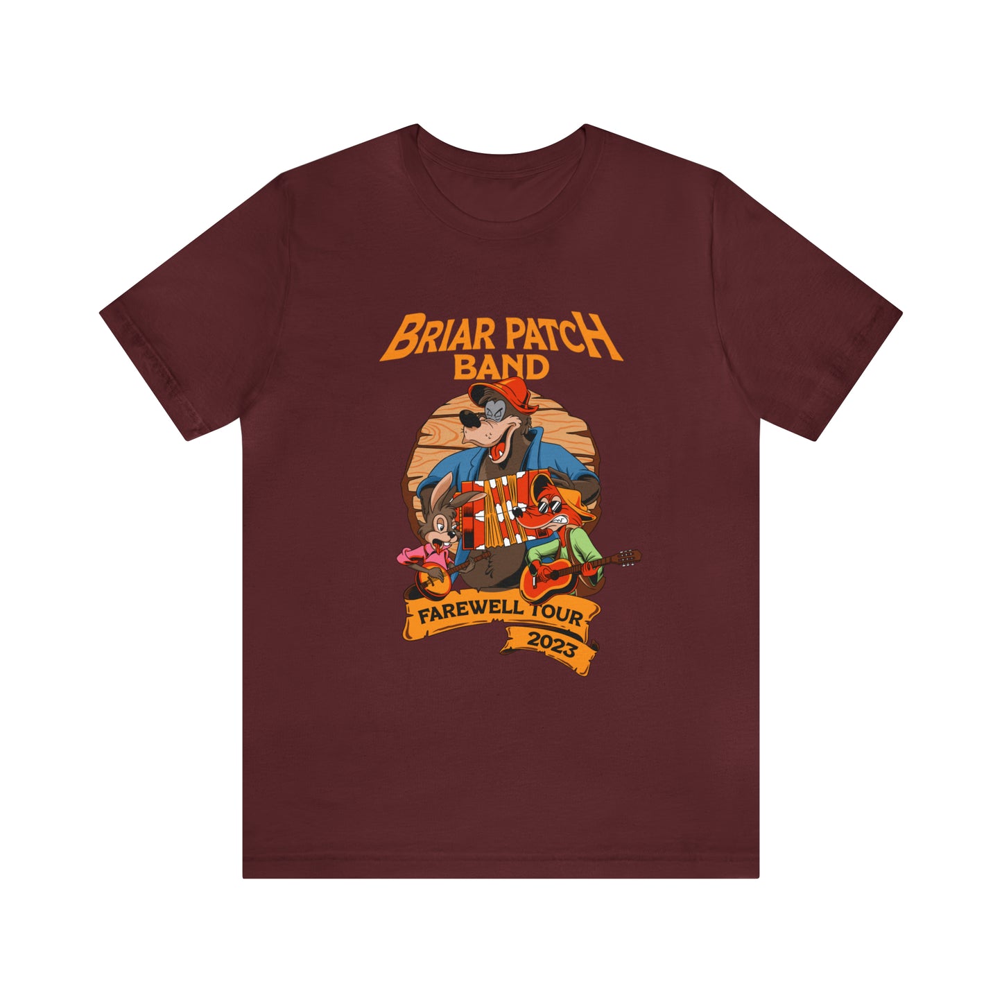 Splash Mountain Tshirt Briar Patch Band Farewell Tour - Adult Shirt