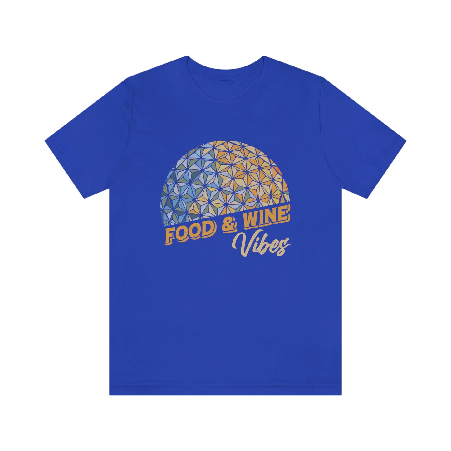 Food & Wine Vibes EPCOT Blue - Adult Unisex Shirt
